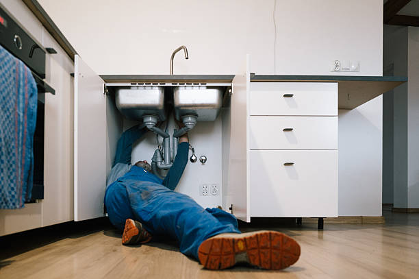 Professional Drain Cleaning technician working in Richland, TX